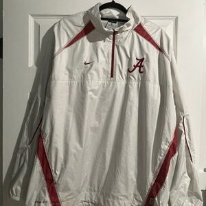 Wind-Fit White Jacket Nike Alabama Logo